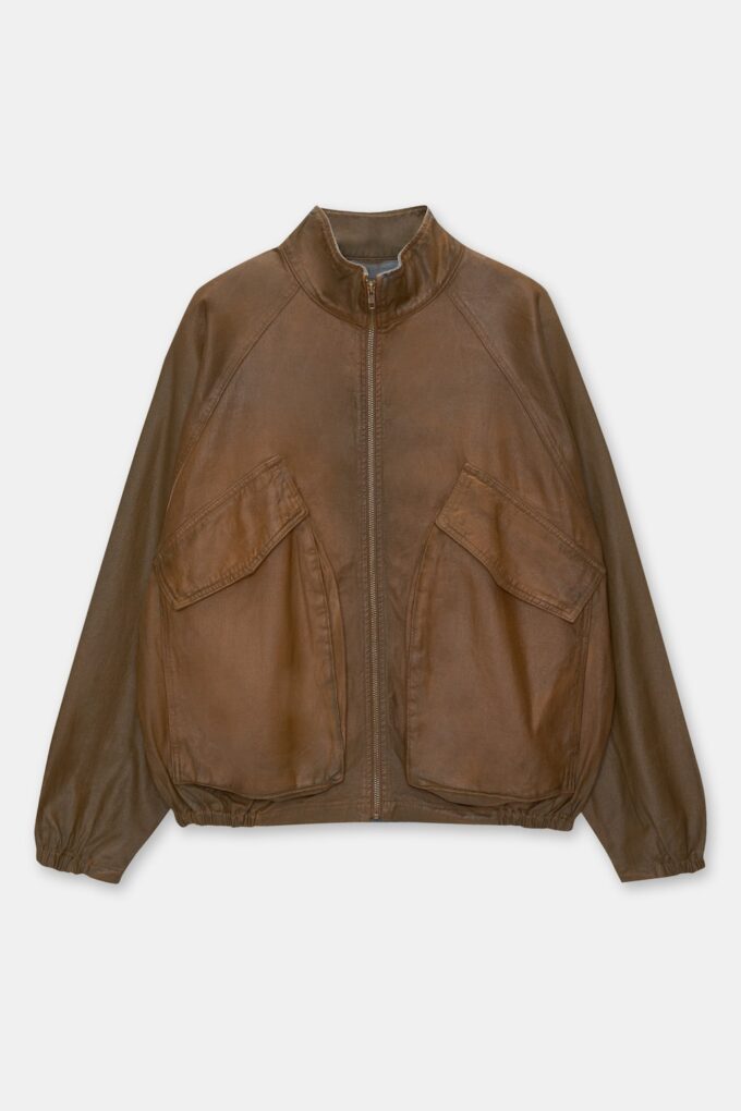 Benson Boone “Beautiful Things” Style: Leather Bomber Jacket Benson Boone beautiful things video style