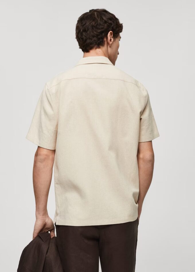 Benson Boone “Beautiful Things” Style: Beige Linen Shirt Benson Boone beautiful things video style