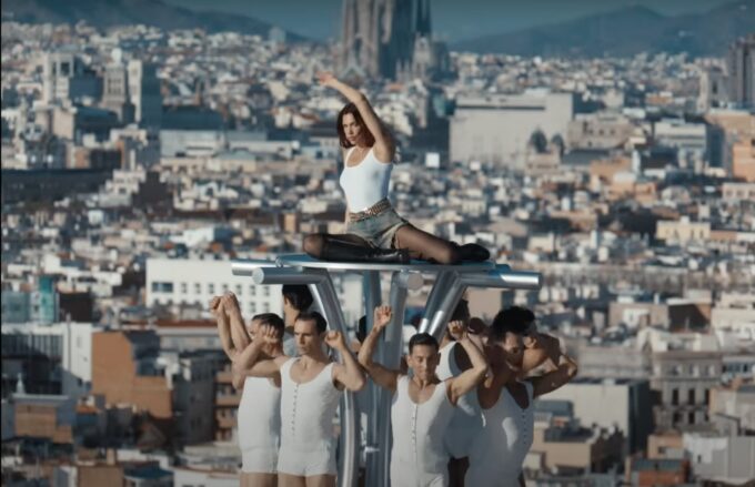 Dua Lipa’s “Illusion” Music Video Style: White Tank Top Dua Lipa Dua Lipa